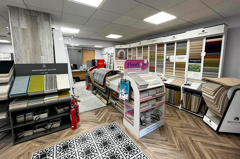 Dean Austerfield Flooring showroom